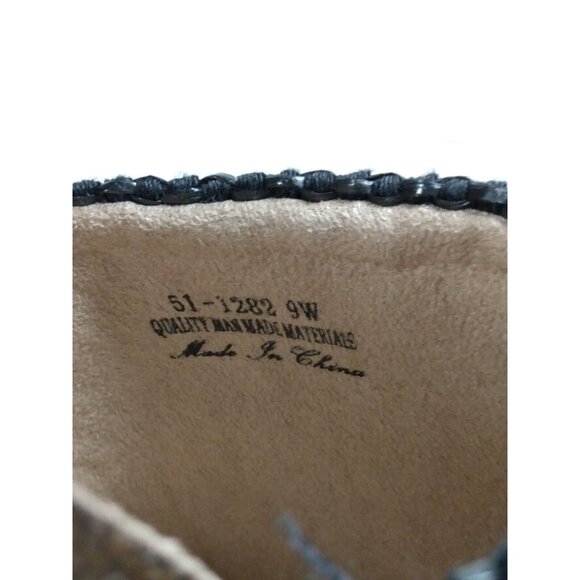 BELLA VITA Satara Women’s Size 9 W Sandals Black Espadrille Slip On Woven - Picture 7 of 8